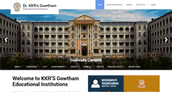 Desktop Screenshot of kkrgowtham.com